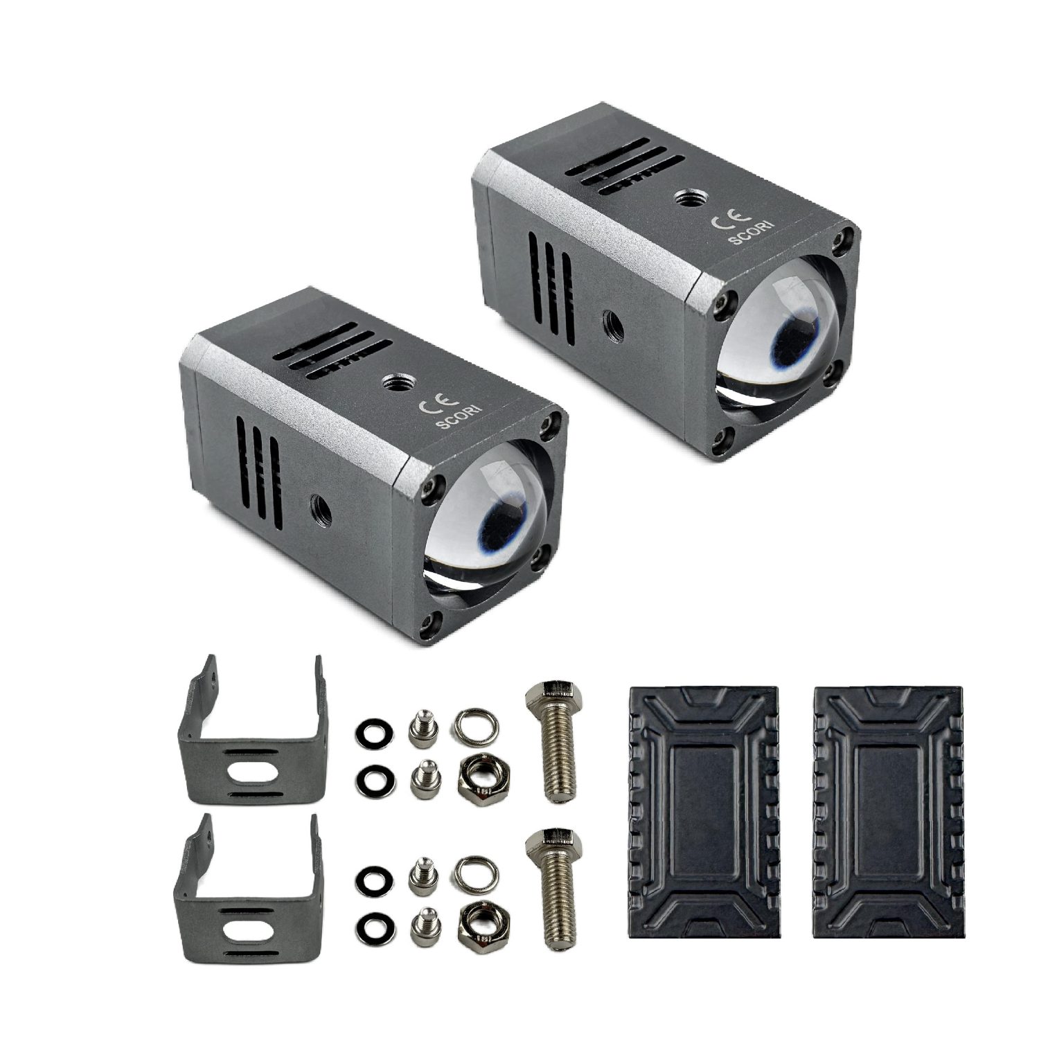 Knmaster Scori 20W 3 Renkli Motosiklet Led Sis Farı