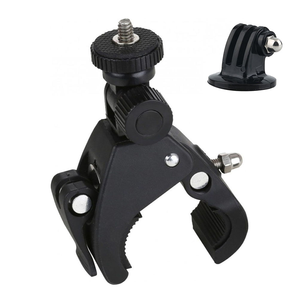 Tüm Aksiyon Kameralara Uyumlu Metal Gidon Aparatı + Tripod Adaptörü