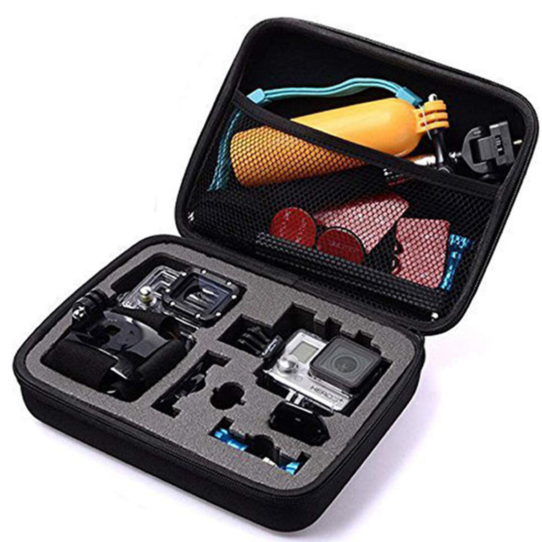 KNMASTER Knmaster Gopro Uyumlu Büyük Boy Karbon Çanta