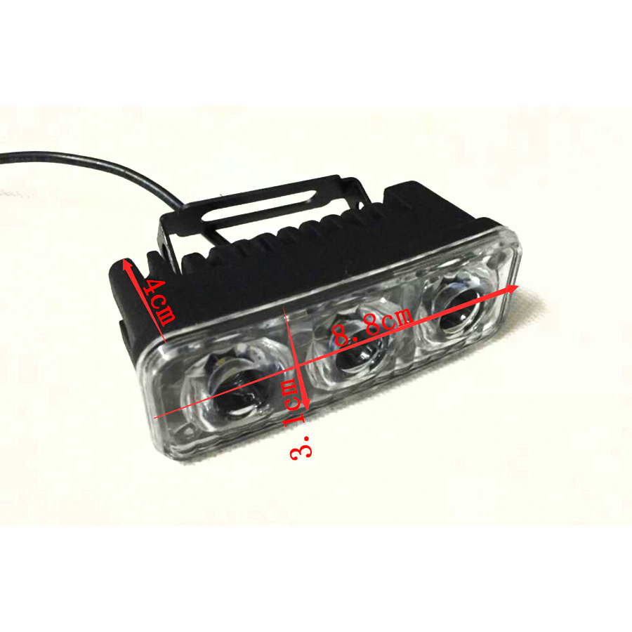 KNMASTER Knmaster 3 LED’li Kırmızı LED Sis Farı