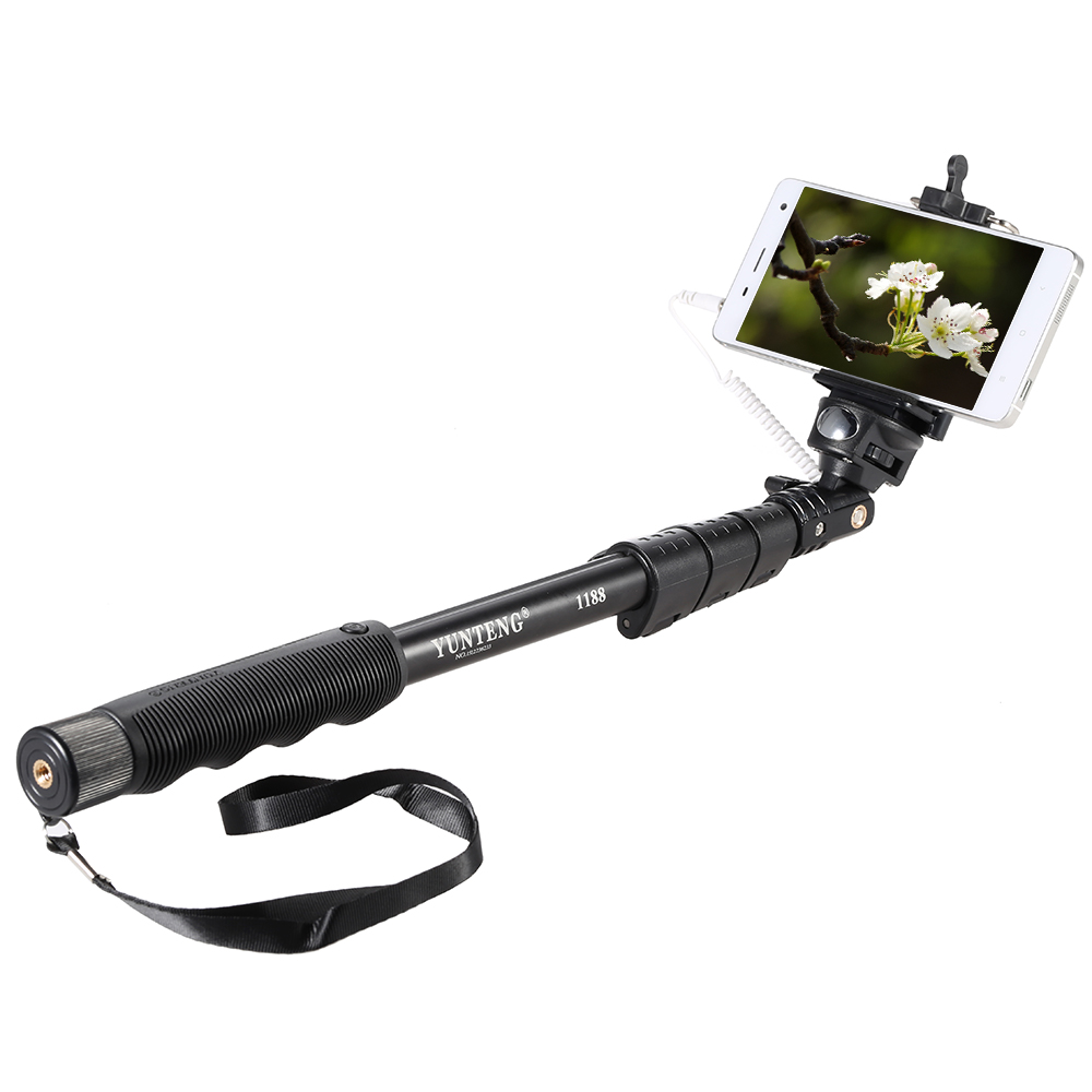 Tüm Aksiyon Kameralara Uyumlu Yunteng Monopod 123 Cm