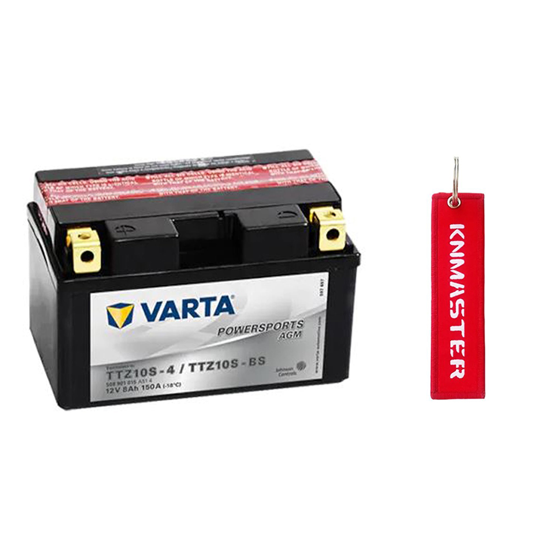 Varta TTZ10S-BS Motosiklet Aküsü + KNMASTER ANAHTARLIK
