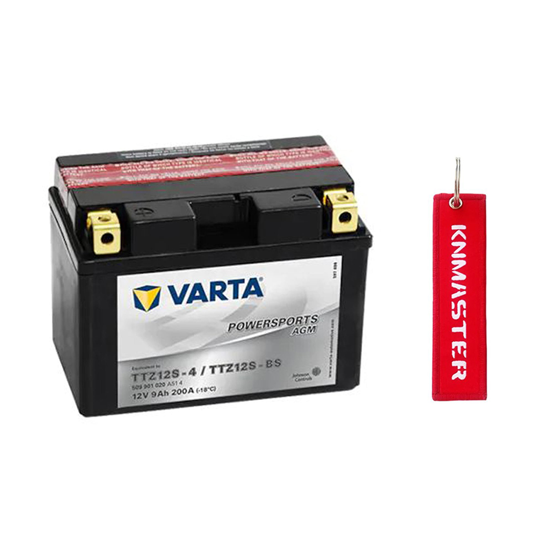 Varta TTZ12S-BS Motosiklet Aküsü + KNMASTER ANAHTARLIK
