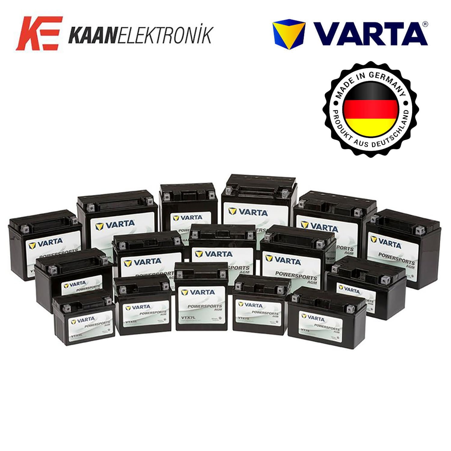 Varta YT9B-BS Motosiklet Aküsü + KNMASTER ANAHTARLIK