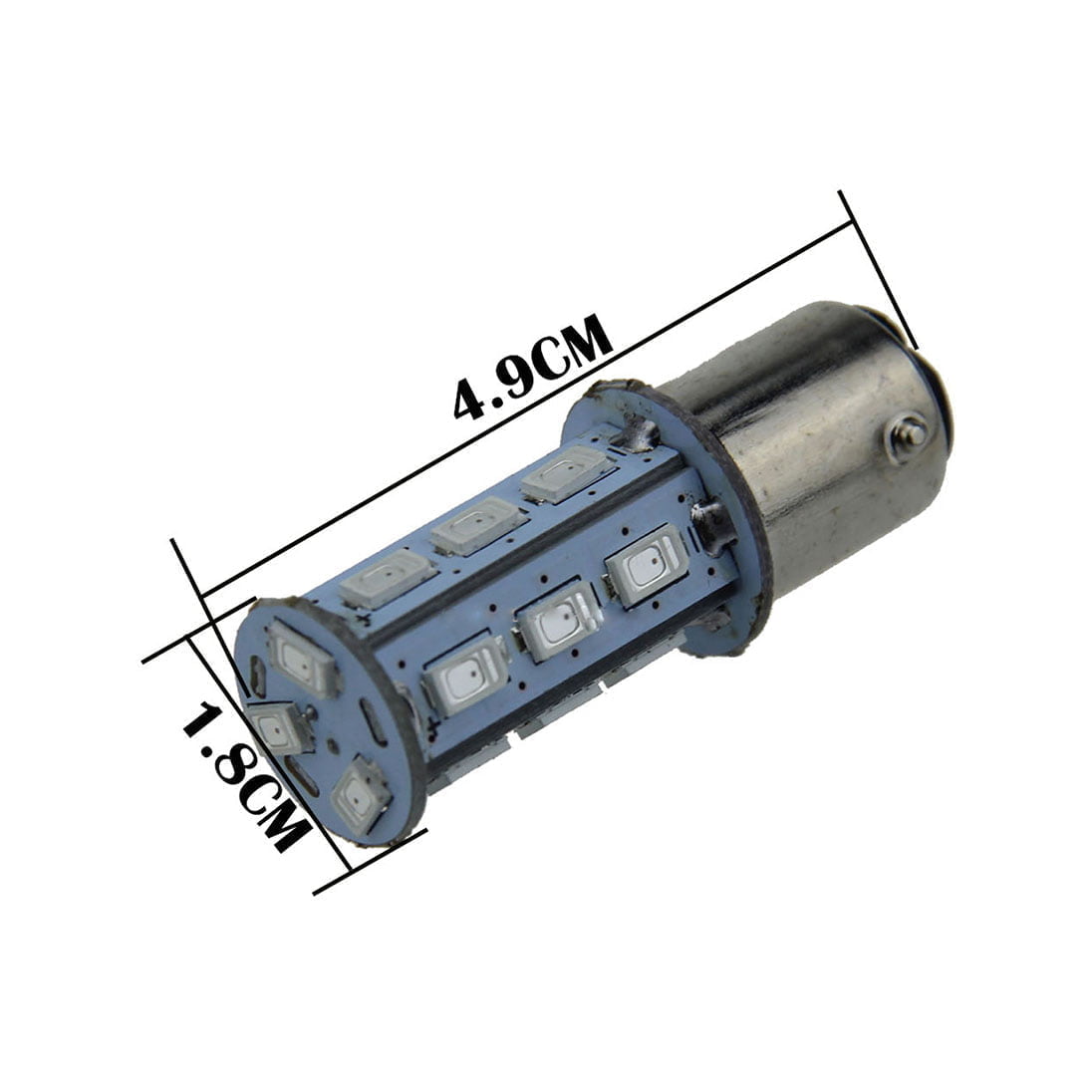 KNMASTER P21 18 SMD LED’li Stop Fren Ampulü Çift Duy Kırmızı
