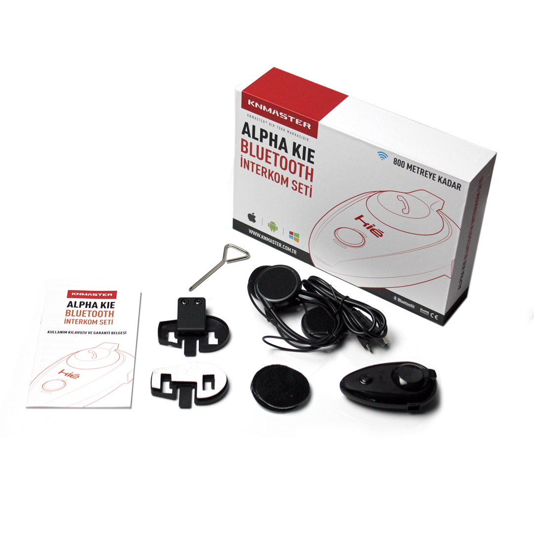Knmaster Alpha Kie Bluetooth İnterkom Seti