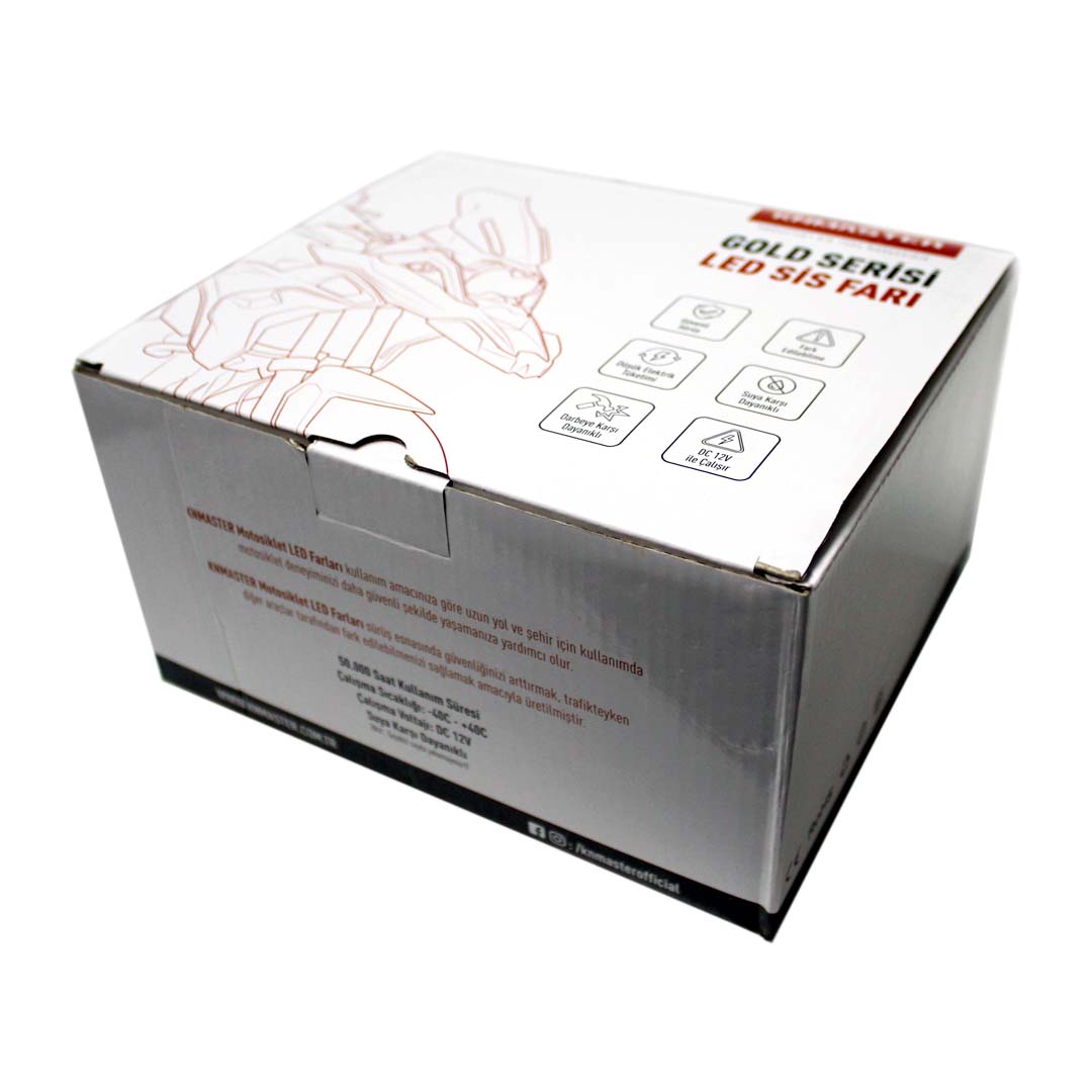 KNMASTER Knmaster Dalton 25W Motosiklet Led Sis Farı