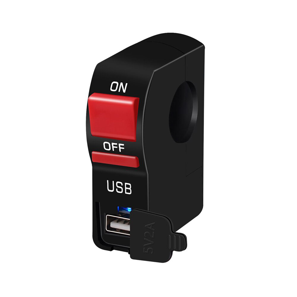 Kral Knmaster Usb Girişli Motosiklet Sis Farı Aç Kapa Butonu