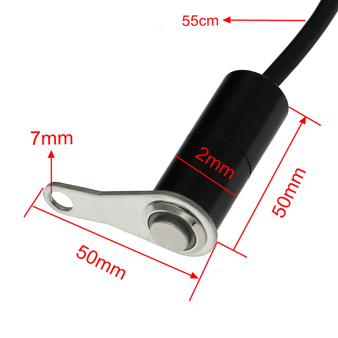 KNMASTER Knmaster B310 Motosiklet Bas Çek Butonu Kırmızı Ledli