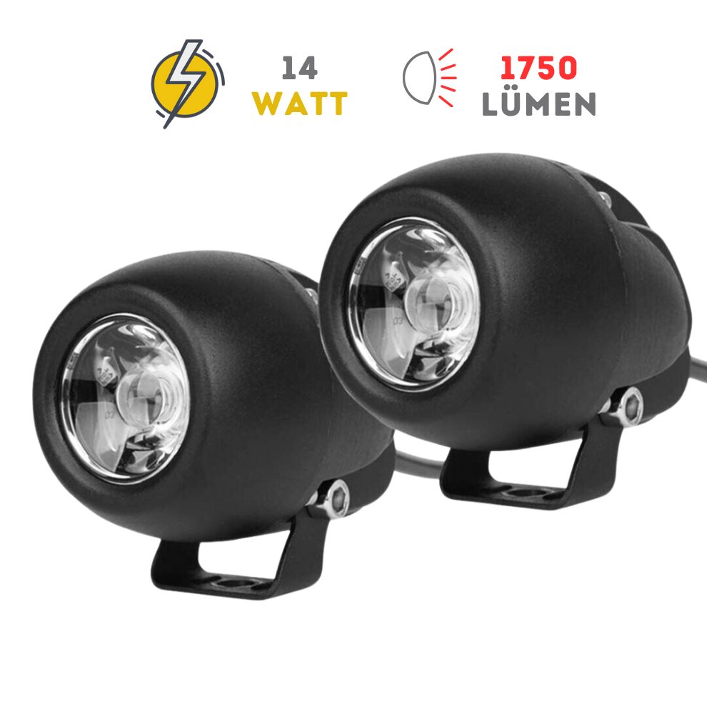 KNMASTER Knmaster Snark 14W Motosiklet Led Sis Farı KNMASTER Knmaster Snark 14W Motosiklet Led Sis Farı
