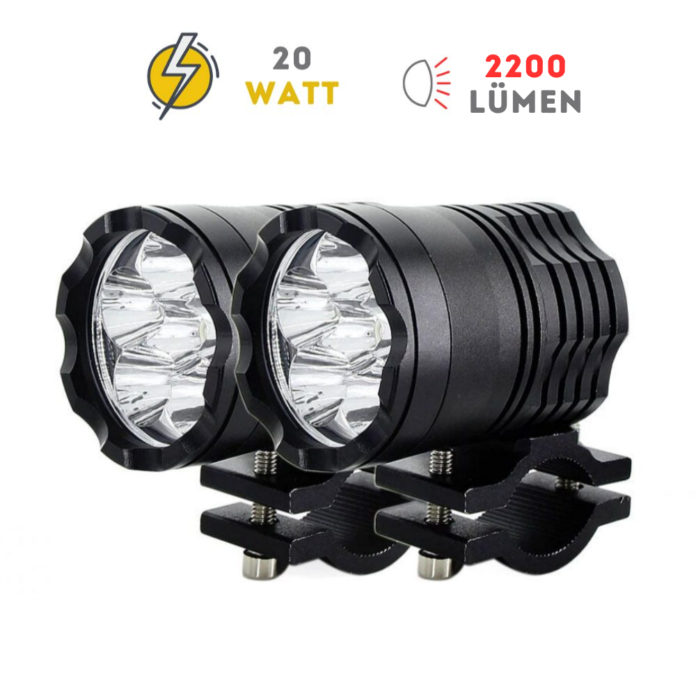 KNMASTER Knmaster Fighter 20W Motosiklet Led Sis Farı KNMASTER Knmaster Fighter 20W Motosiklet Led Sis Farı