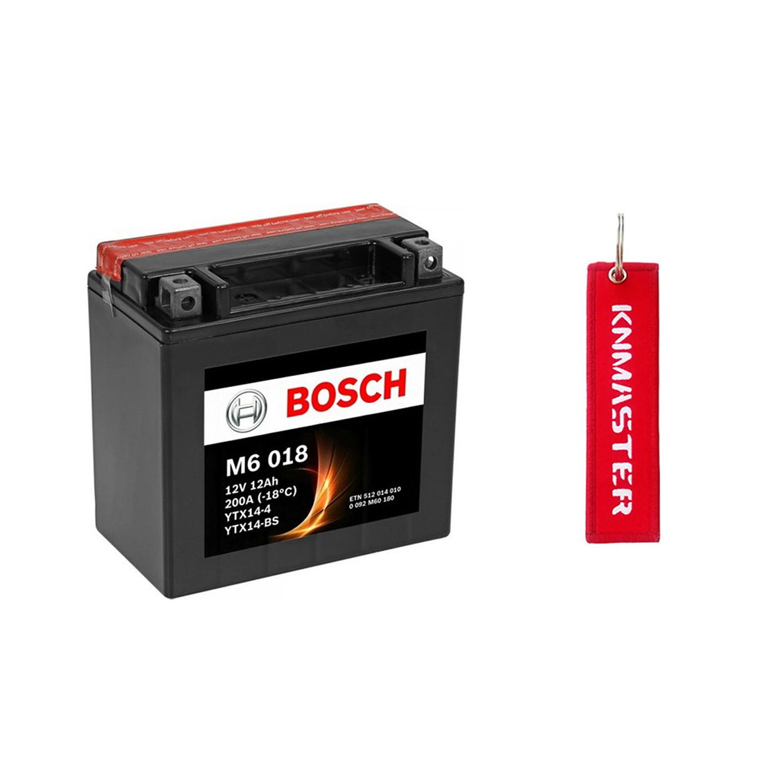 Bosch YTX14-BS Motosiklet Aküsü +KNMASTER ANAHTARLIK