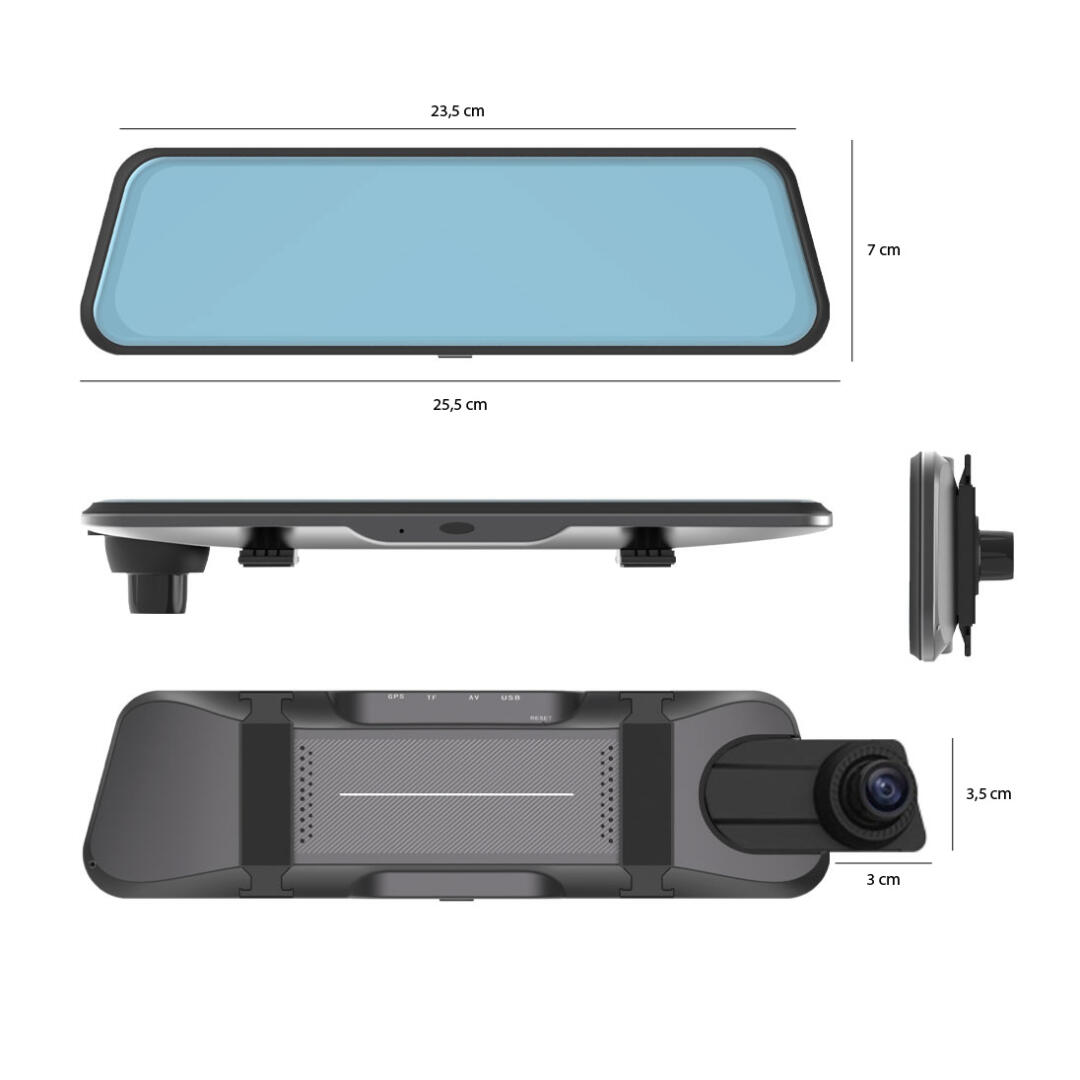 KNMASTER Knmaster AK-200 Araç Kamerası YEDEK Dikiz Aynası (Yedek Parça)