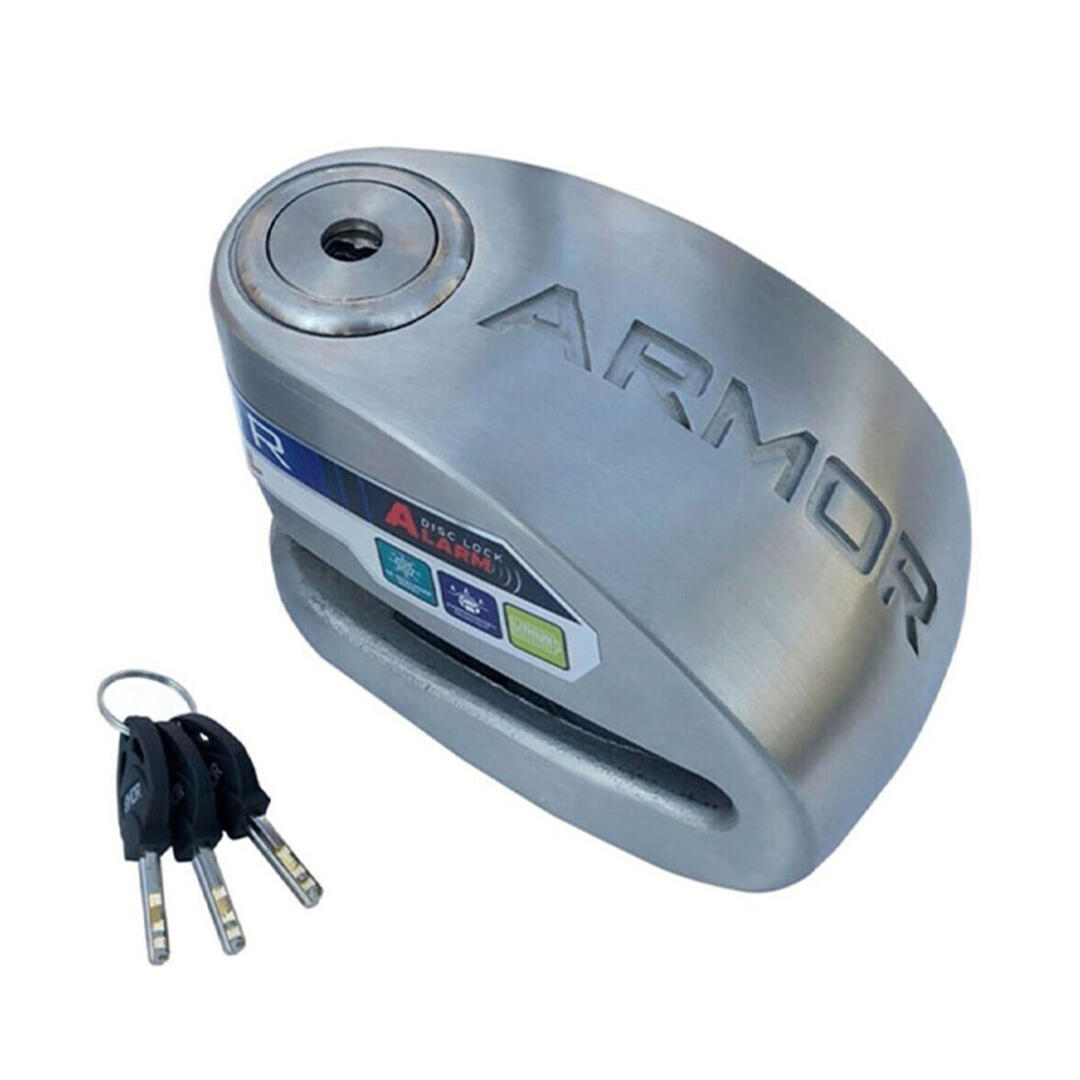 Armor 614 MVA 14MM Paslanmaz Çelik Alarmlı Disk Kilidi