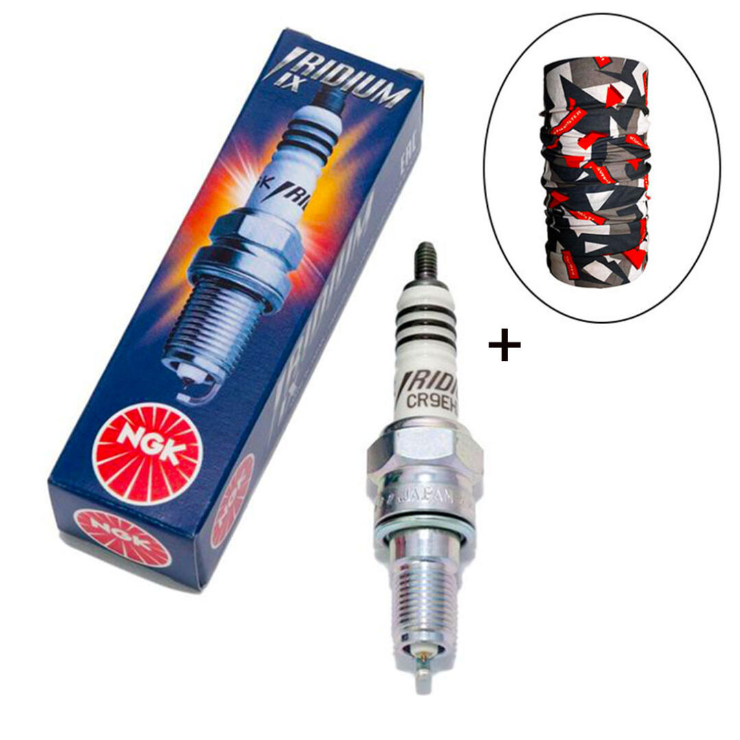 NGK NGK CR9EIX Buji + Knmaster Bandana Hediyeli (STOK SORARAK ALINIZ)