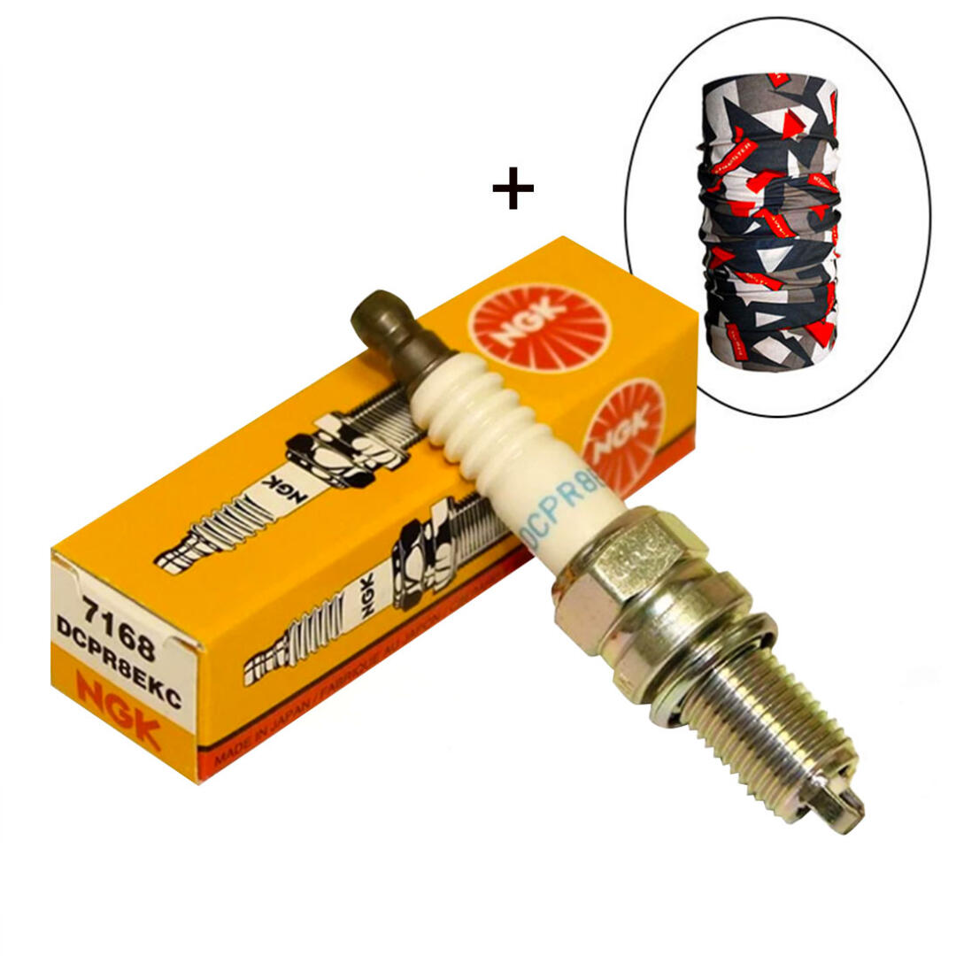 NGK NGK DCPR8EKC Buji + Knmaster Bandana Hediyeli (STOK SORARAK ALINIZ)