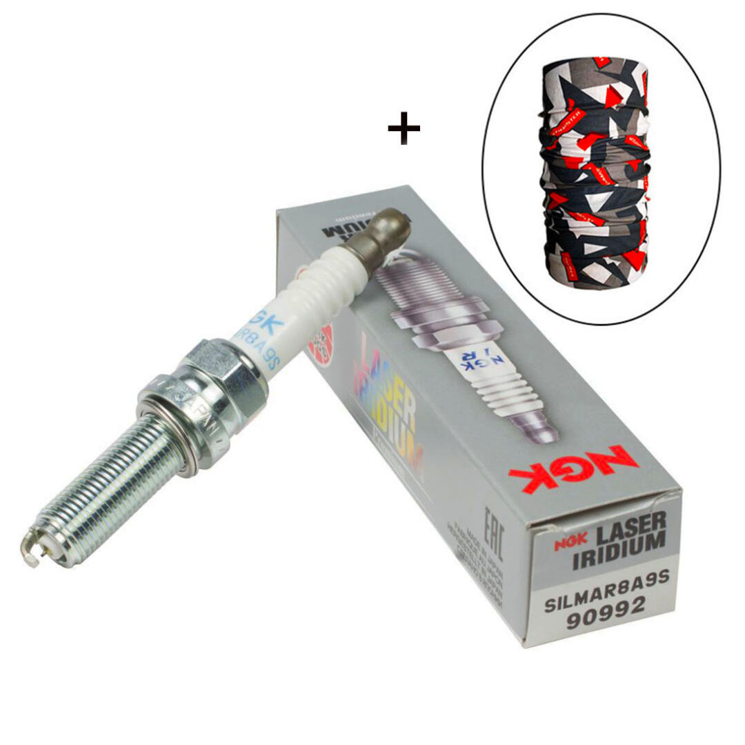 NGK NGK SILMAR8A9S Buji + Knmaster Bandana Hediyeli (STOK SORARAK ALINIZ)