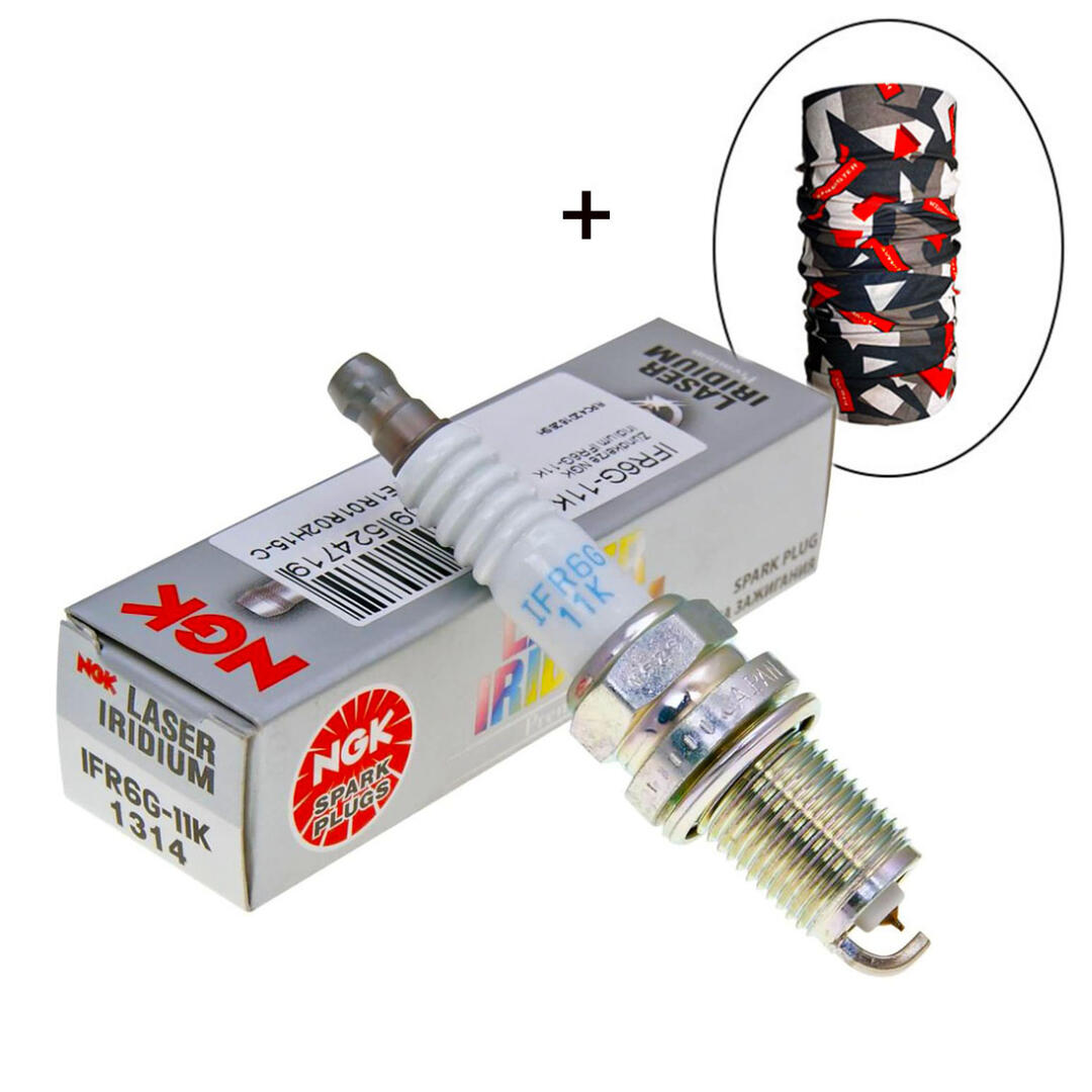 NGK NGK IFR6G-11K Buji + Knmaster Bandana Hediyeli (STOK SORARAK ALINIZ)