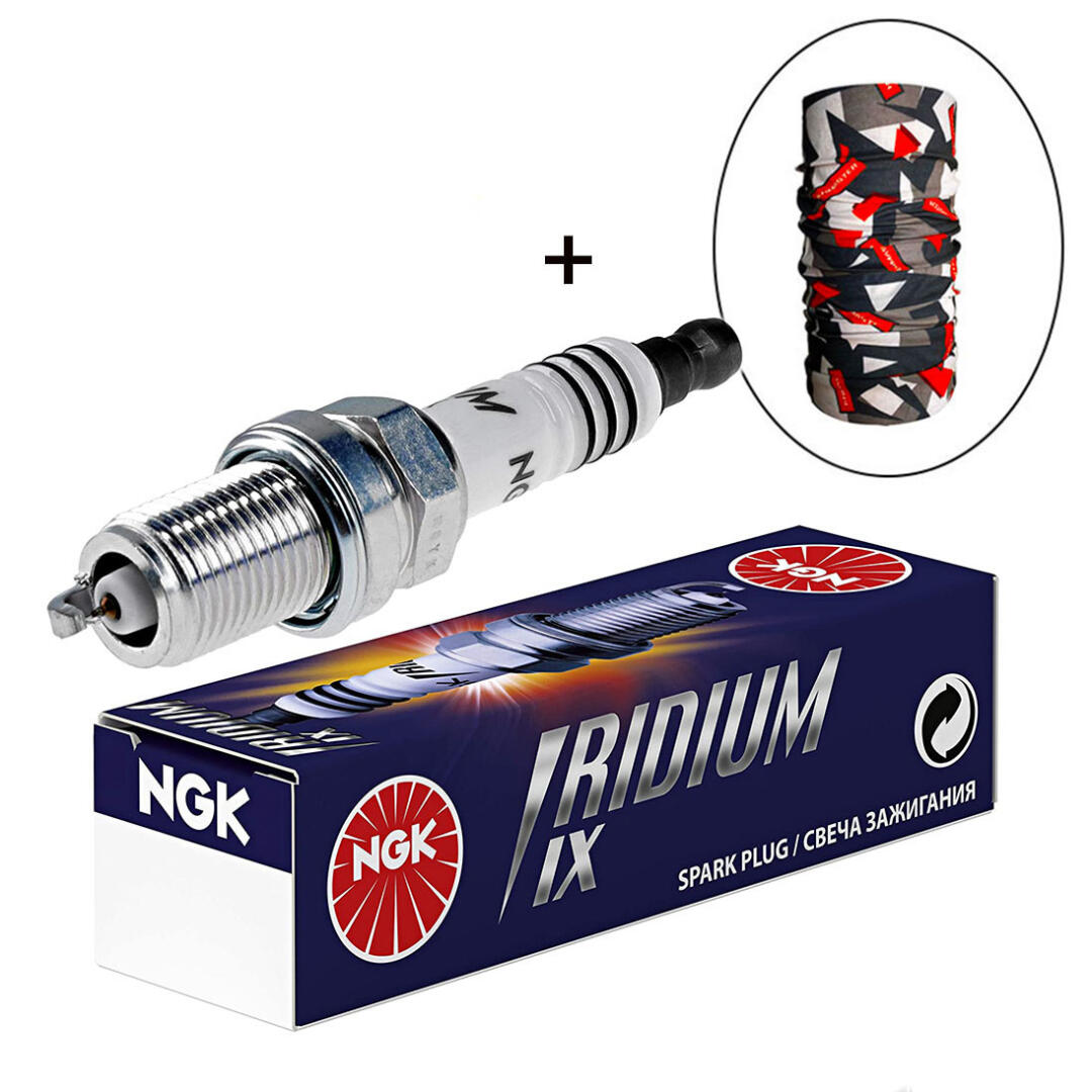 NGK NGK BKR7EIX Buji + Knmaster Bandana Hediyeli (STOK SORARAK ALINIZ)