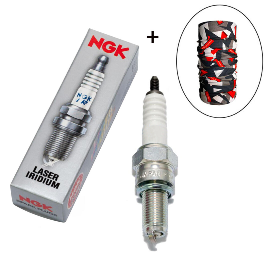 NGK NGK IJR8B9 Buji + Knmaster Bandana Hediyeli (STOK SORARAK ALINIZ)