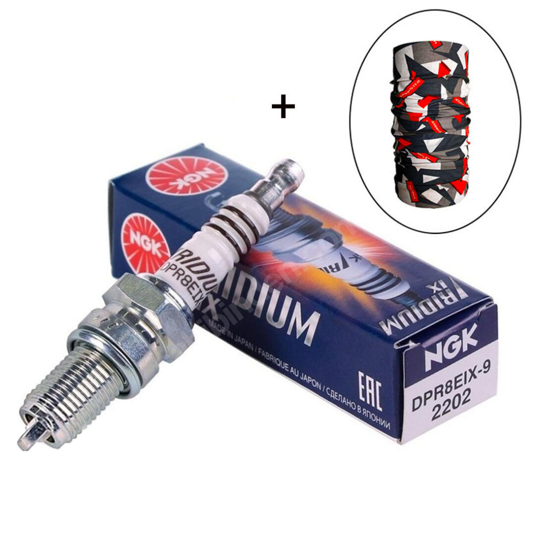 NGK NGK DPR8EIX-9 Buji + Knmaster Bandana Hediyeli (STOK SORARAK ALINIZ)
