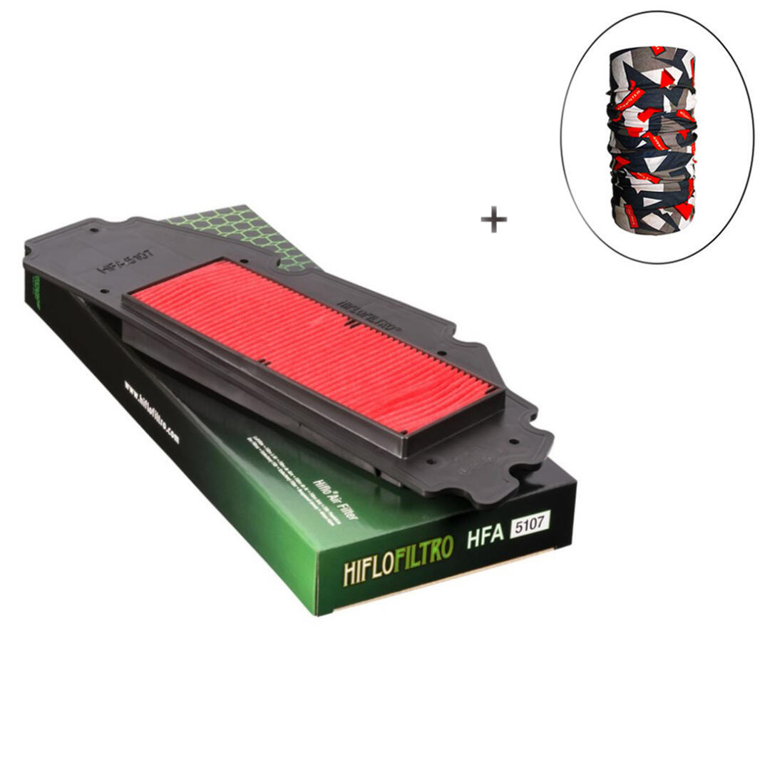 HİFLO HFA 5107 HAVA FİLTRESİ + Knmaster Bandana Hediyeli (STOK SORARAK ALINIZ)