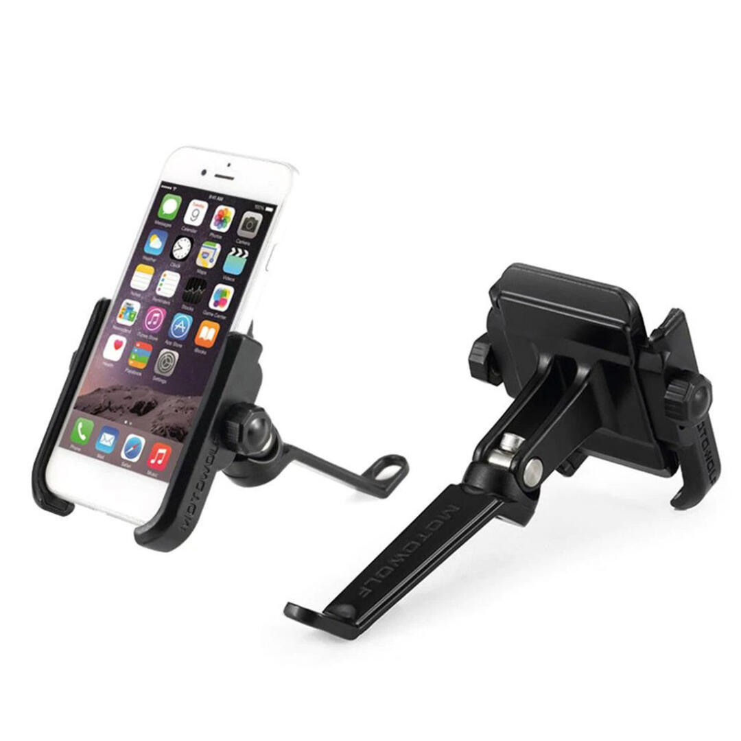 Motowolf Motowolf Alüminyum Gövde Ayna Bağlantılı Motosiklet Bisiklet Telefon Tutucu