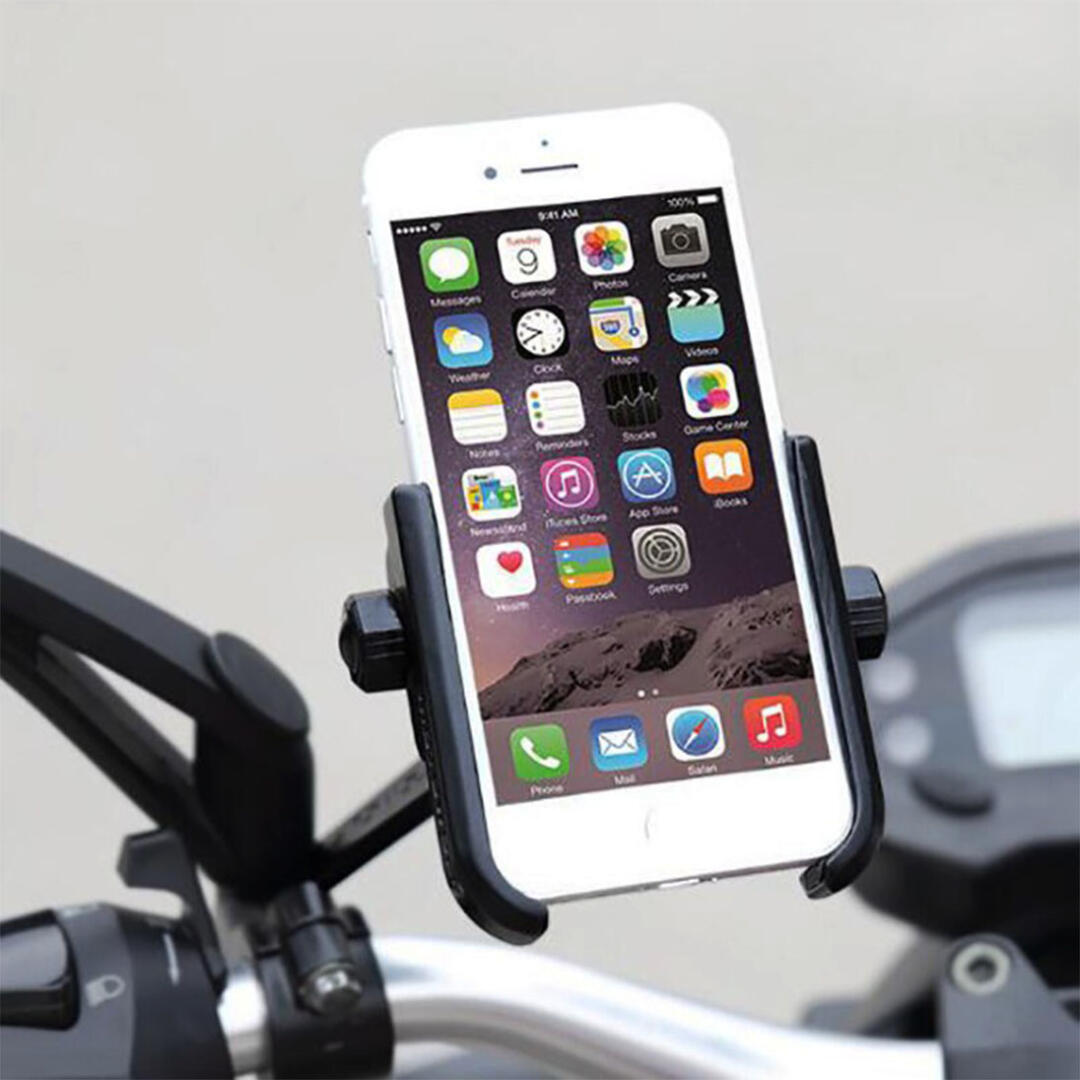 Motowolf Motowolf Alüminyum Gövde Ayna Bağlantılı Motosiklet Bisiklet Telefon Tutucu