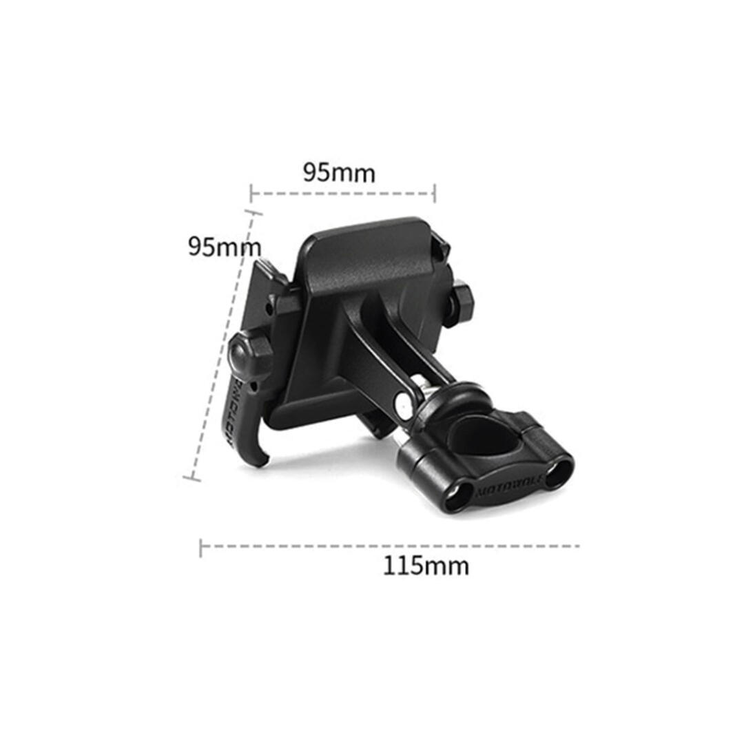 Motowolf Motowolf Alüminyum Gövde Gidon Bağlantılı Motosiklet Bisiklet Telefon Tutucu