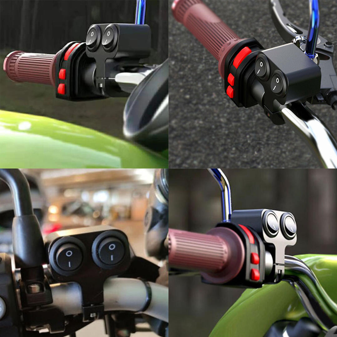 KNMASTER Knmaster Gidon Bağlantılı Motosiklet Sis Farı İkili Aç Kapa Düğmesi