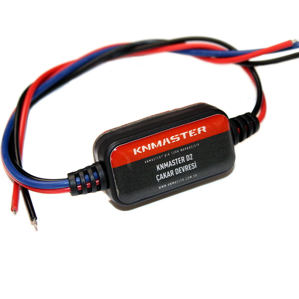 KNMASTER Knmaster Stop-500 Dikdörtgen Kırmızı Motosiklet Led + Knmaster D2 Animasyonlu Çakar Devresi