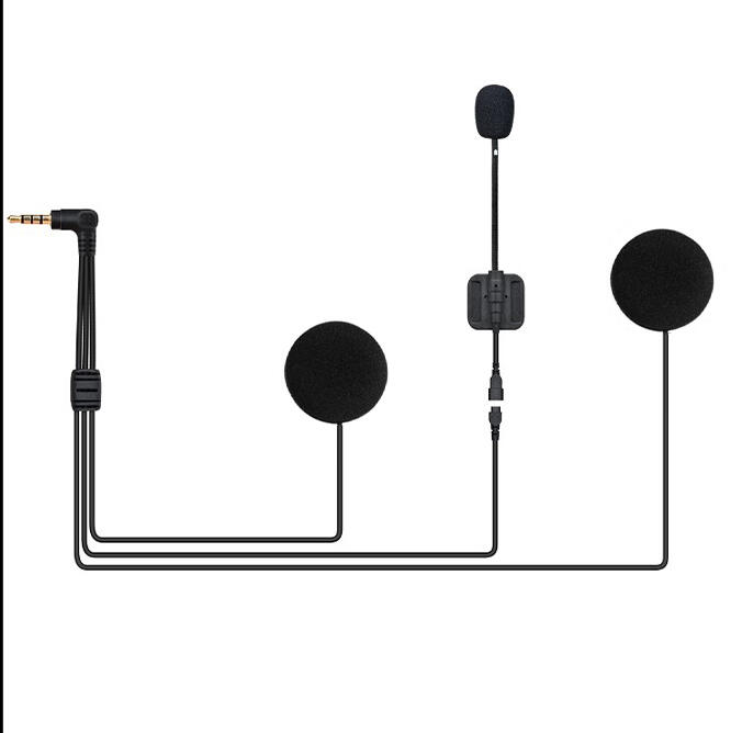 KNMASTER Knmaster KN2150 KN4150 Açık Kask Kulaklık Mikrofon Seti