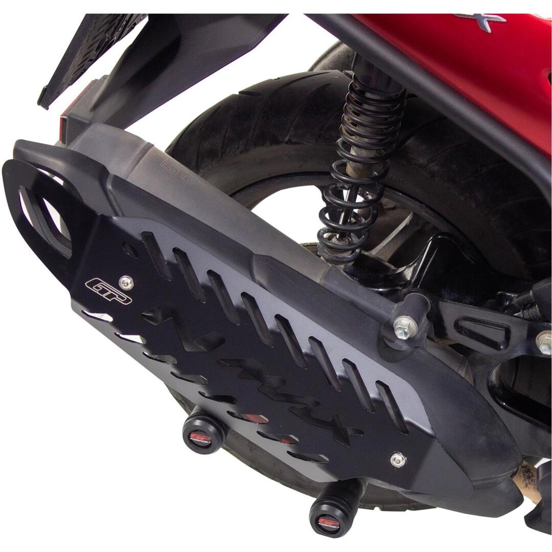 YAMAHA GP Kompozit Yamaha NMAX 125 / 155 2021 Uyumlu Spor Egzoz Koruma Kapağı Siyah GP19170200102049