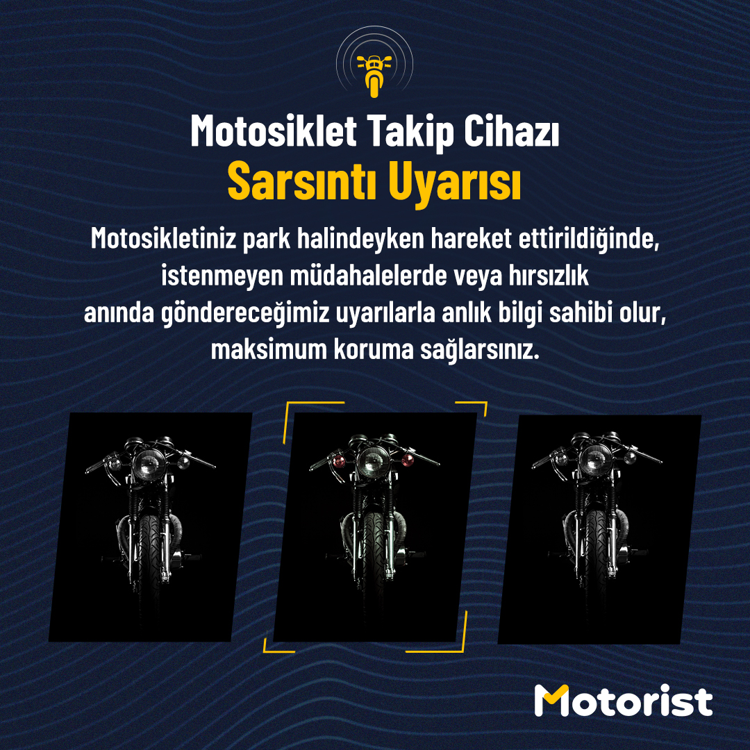 Motorist Motosiklet Takip Sistemi 24 Aylık + Buzzer Siren