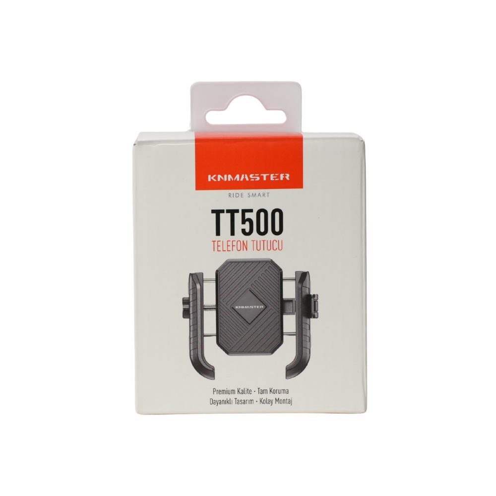 KNMASTER TT500 Titreşim Önleyicili Motosiklet Telefon Tutucu (Kamera Bağlantılı)
