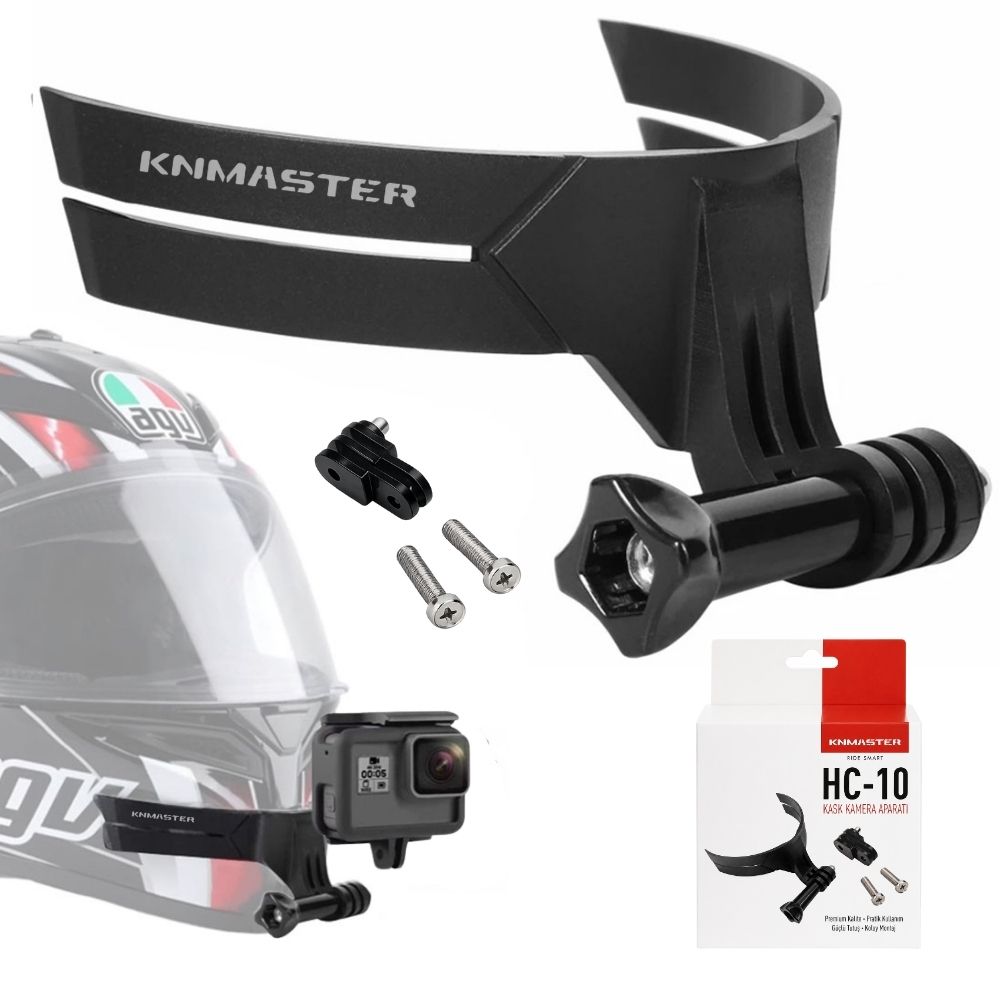 KNMASTER KNMASTER HC-10 | Motosiklet Kask Çene Aksiyon Kamera Tutucu