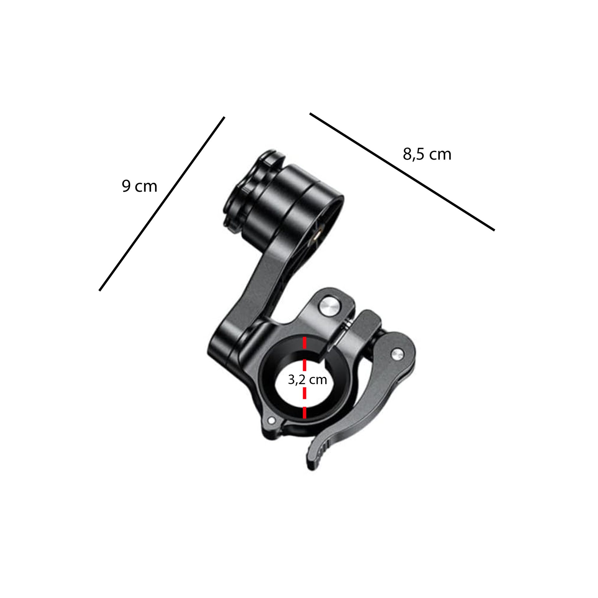 Knmaster TT-720 Tüm Motosikletlere Uyumlu Telefon Tutucu