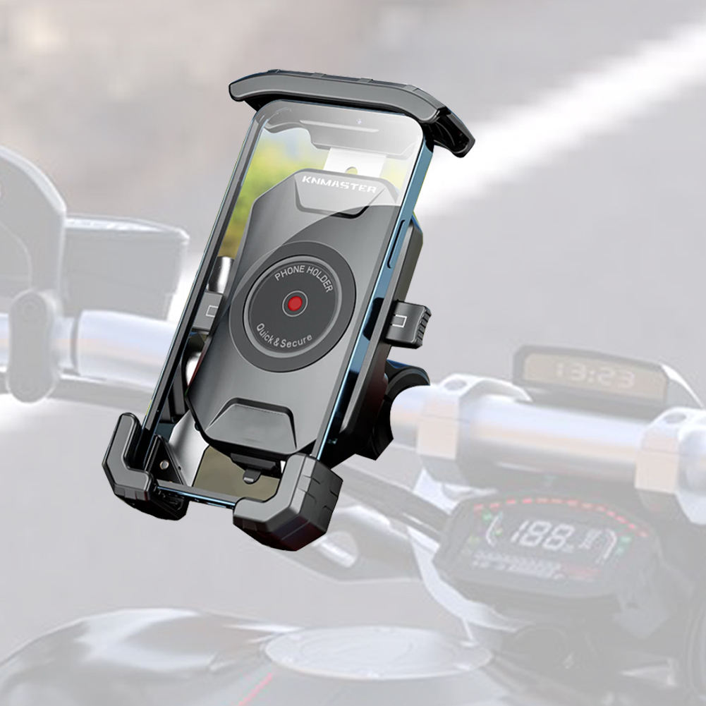 Knmaster TT-500 Titreşim Engelleyici Tüm Motosikletlere Uyumlu Telefon Tutucu