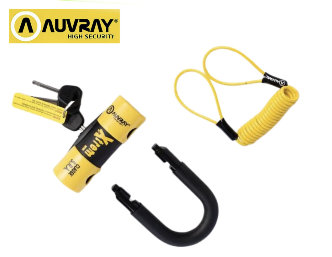 Auvray Xtreme Mini U Disk Kilidi 52X65mm + Hatırlatma Kablosu