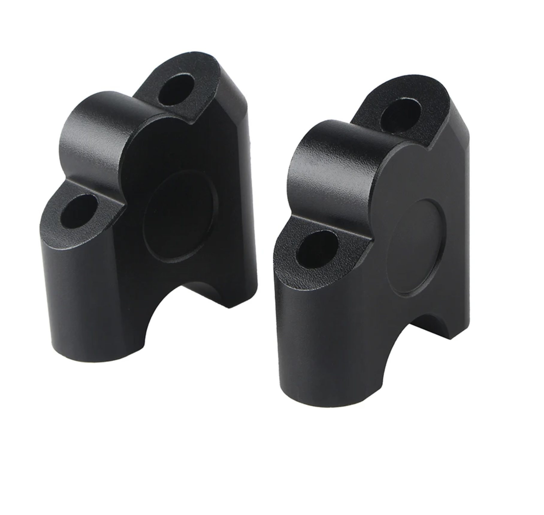 Knmaster 22 mm Motosiklet Siyah Gidon Yükseltme Aparatı  