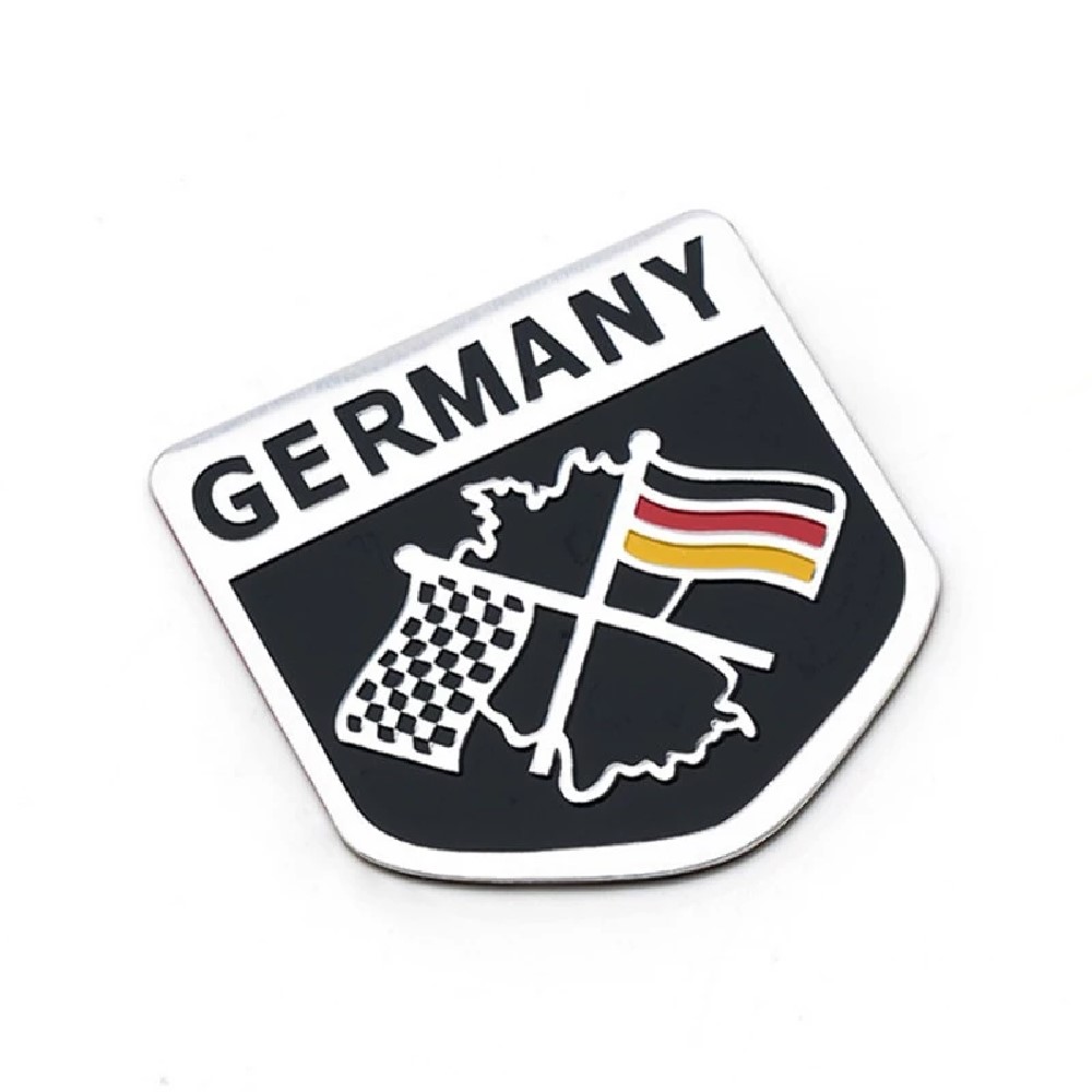 Ülke Bayrakları Alüminyum Arma Sticker