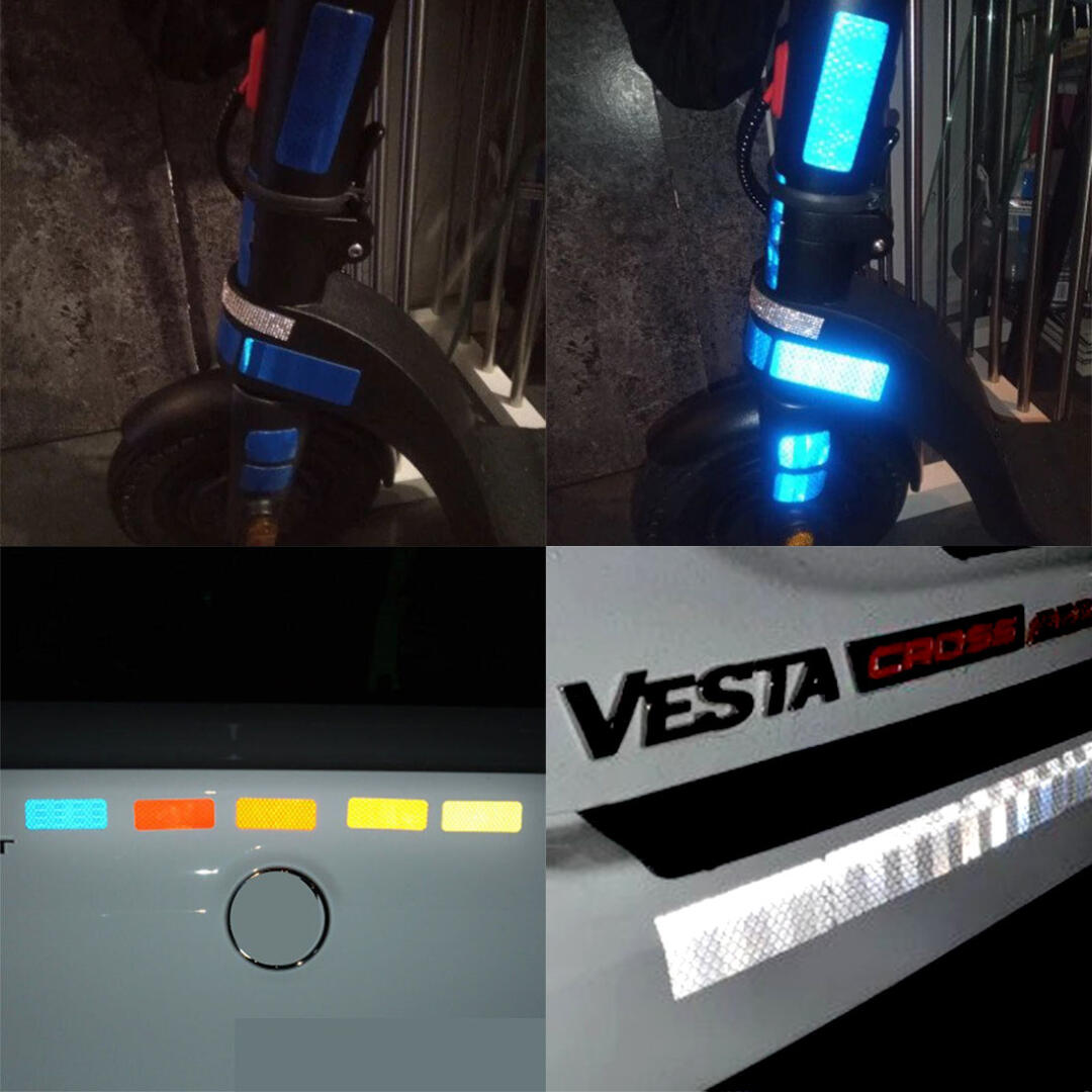 KNMASTER Knmaster Dikdörtgen Reflektörlü Yansıtıcı Sticker Etiket
