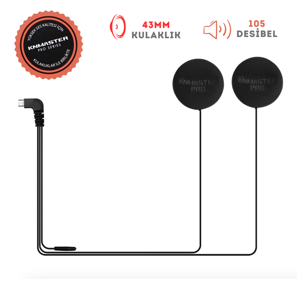 KNMASTER Knmaster Micro USB Kn6100 Kask Kulaklık