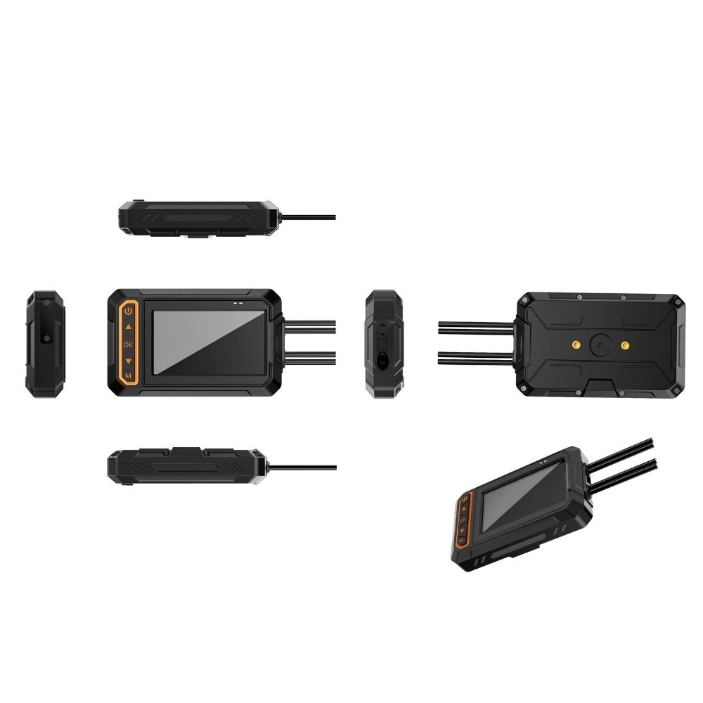 Knmaster Motocam 1000 Çift Kameralı Full HD Motosiklet DVR Sistemi