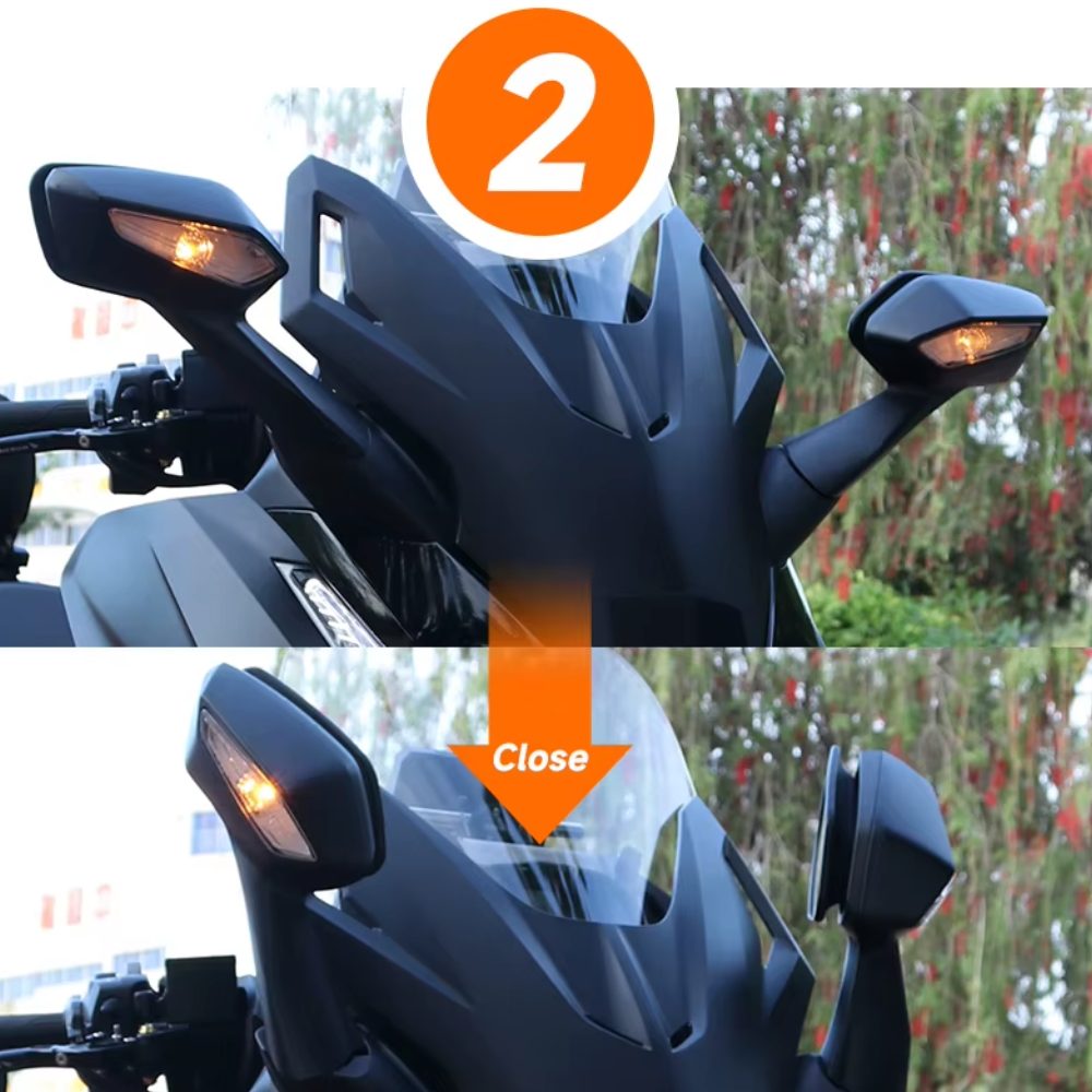Knmaster MA1000 – Forza Otomatik Katlanır Motosiklet Aynası