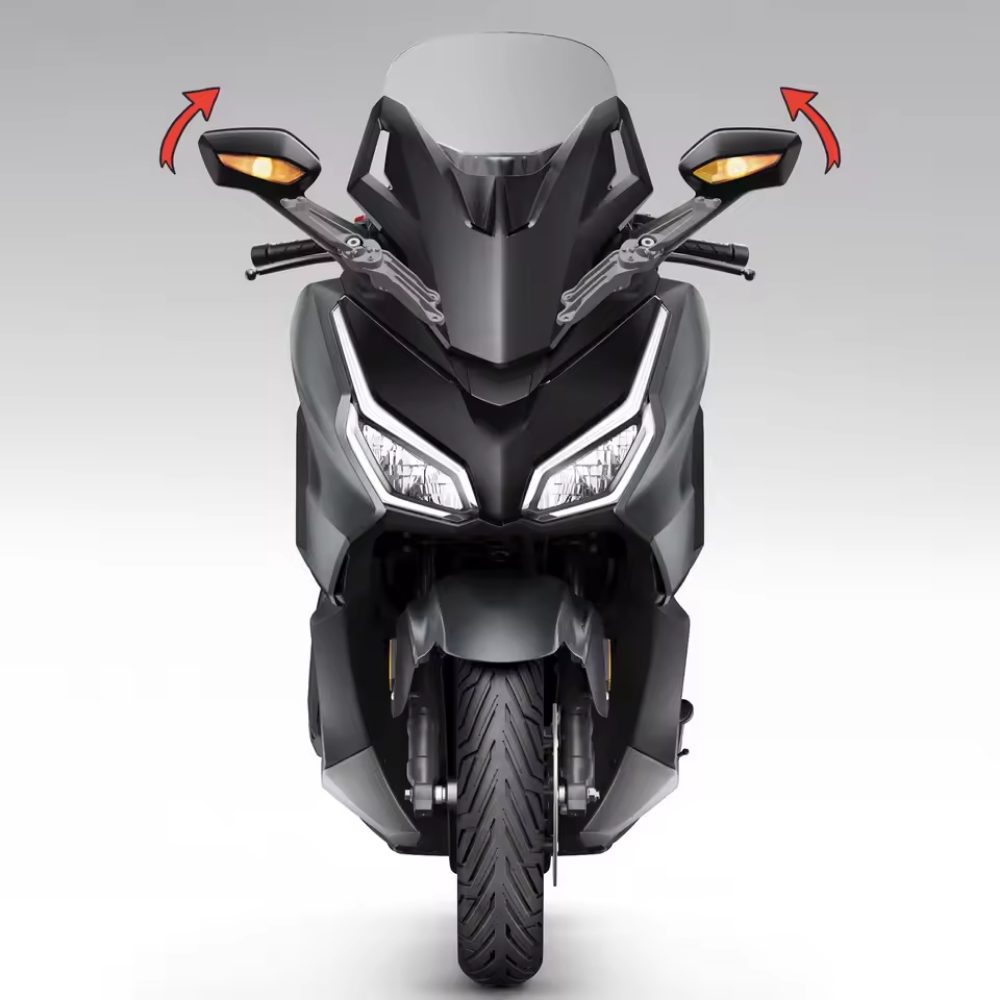 Knmaster MA1000 – Forza Otomatik Katlanır Motosiklet Aynası