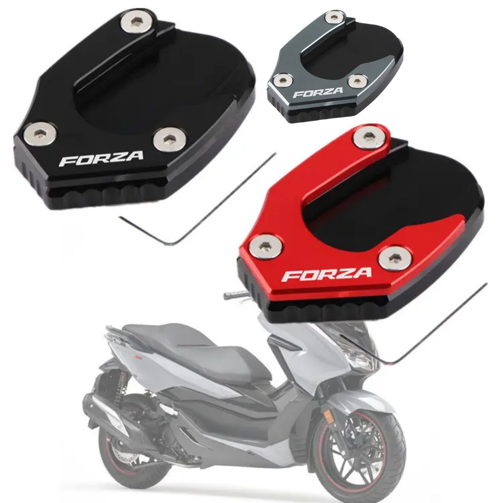 HONDA Knmaster Honda Forza 250 Alüminyum Yan Ayaklık Genişletici HONDA Knmaster Honda Forza 250 Alüminyum Yan Ayaklık Genişletici