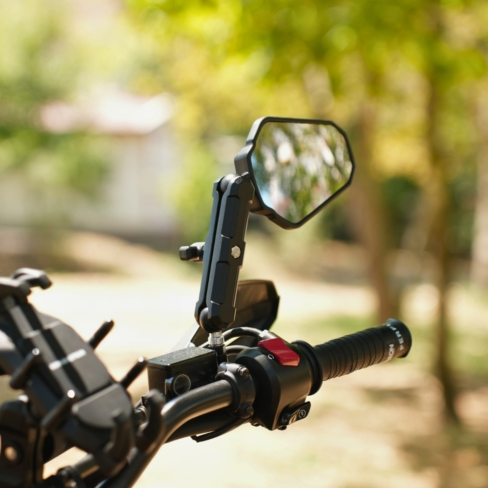 KNMASTER UM2000 Katlanabilir Adventure Motosiklet Dikiz Aynası