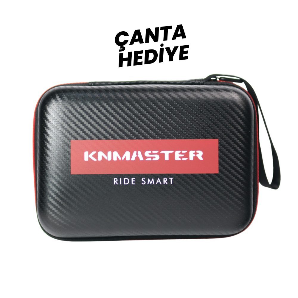 KNMASTER MOTOPLAY 1500 – 6.25” TPMS Sensörlü Kablosuz CarPlay & Android Auto Destekli Motosiklet Multimedya Ekranı