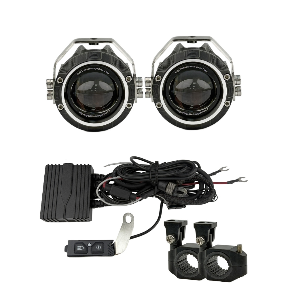 KNMASTER GRAVOX 80W 3 Renkli Motosiklet LED Sis Farı